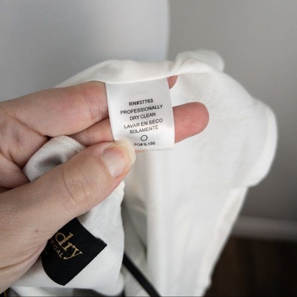 Laundry by Shelli Segal Black and White Geometric Print Shift Dress - Size 10 - Picture 8 of 8